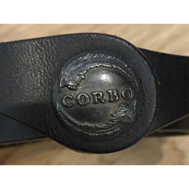 Corbo(コルボ)のCORBO　レザーブレスレット メンズのアクセサリー(ブレスレット)の商品写真