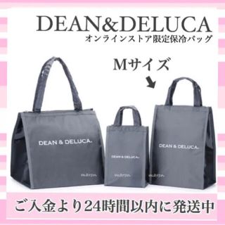 ディーンアンドデルーカ(DEAN & DELUCA)のM グレー DEAN&DELUCA保冷バッグエコバッグトートバッグクーラーバッグ(エコバッグ)