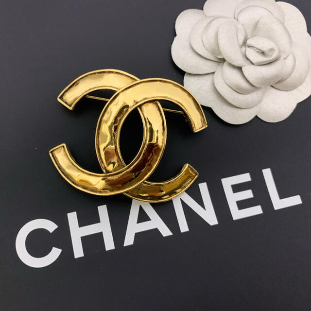 専門店では 美品 CHANEL シャネル ヴィンテージ クローバーブローチ