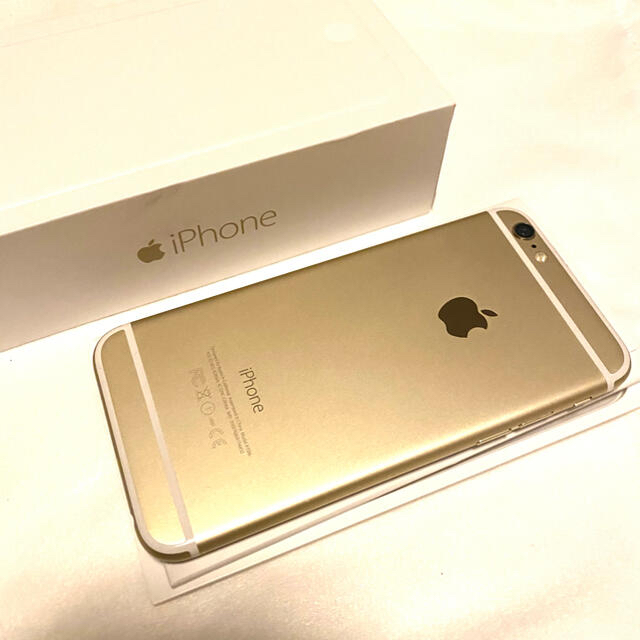 iPhone6 128GB ゴールド　※画面割れ※