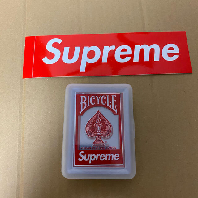 Supreme Bicycle Clear Playing Cards トランプ