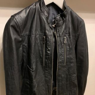 メンズメルローズ(MEN'S MELROSE)のMENS MELROSE レザージャンバー美品(レザージャケット)