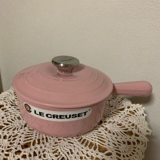 ルクルーゼ(LE CREUSET)のルクルーゼ　片手鍋18　ピンク☺︎(鍋/フライパン)