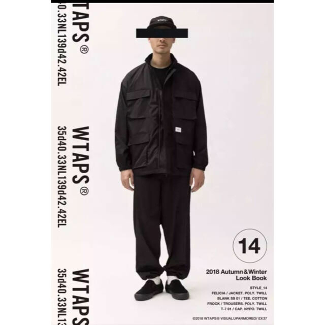 WTAPS FELICIA JACKET. POLY. TWILL ブラック02ブルゾン