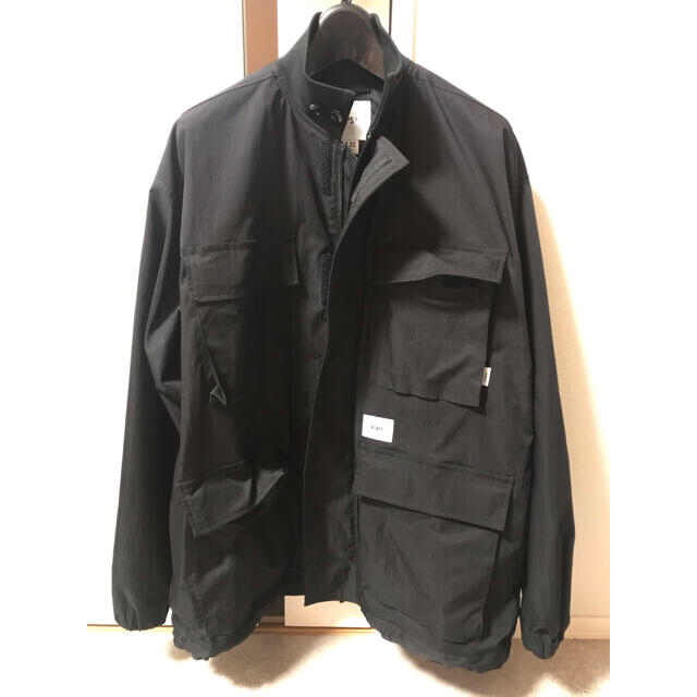 W)taps(ダブルタップス)のWTAPS FELICIA JACKET. POLY. TWILL ブラック02 メンズのジャケット/アウター(ブルゾン)の商品写真