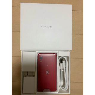 ラクテン(Rakuten)の【新品未使用】Rakuten mini レッド 本体(スマートフォン本体)