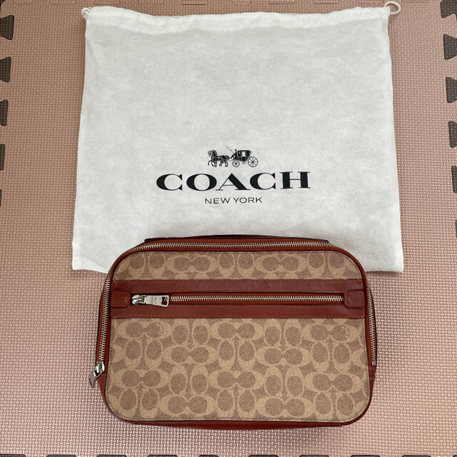 COACH(コーチ)の値下げコーチ　セカンドバッグ メンズのバッグ(セカンドバッグ/クラッチバッグ)の商品写真