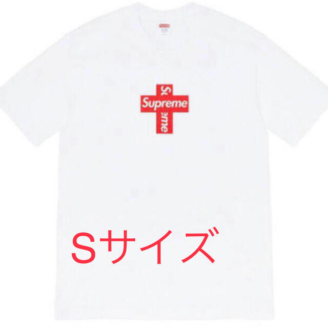 SカラーSupreme Cross Box Logo Tee White