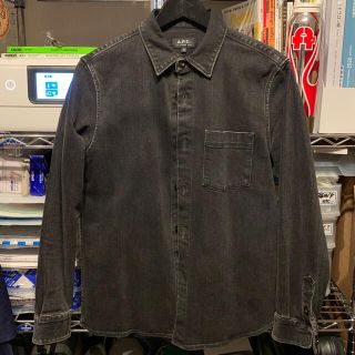 アーペーセー(A.P.C)のアーペーセー　ブラックデニムシャツ(シャツ)