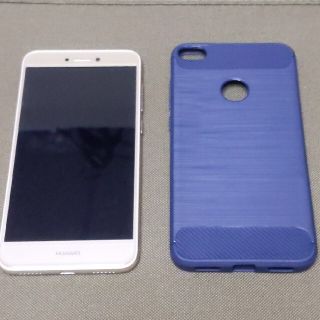 ファーウェイ(HUAWEI)のPRA-LX2 HUAWEI nova lite本体+ケース(スマートフォン本体)