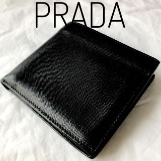 プラダ(PRADA)の☆MASA2さま専用☆正規品 プラダ 財布 二つ折り財布 お札入れ ブラック(折り財布)