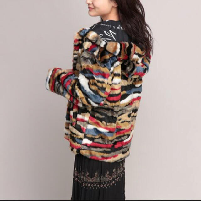 DESIGUAL - ファーコートの通販 by あいあい's shop|デシグアルならラクマ