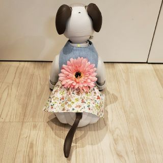 aibo アイボ アイボの服 ERS-1000用　ボーダー&デニムワンピー