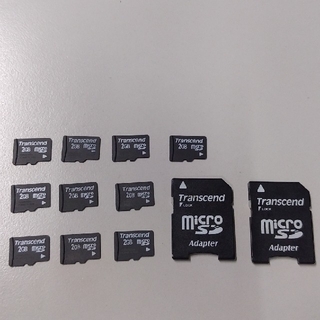 トランセンド(Transcend)のTranscend マイクロSD 2GB 10枚(その他)