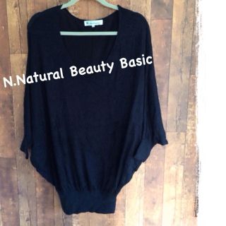 エヌナチュラルビューティーベーシック(N.Natural beauty basic)のドルマンスリーブニット(ニット/セーター)