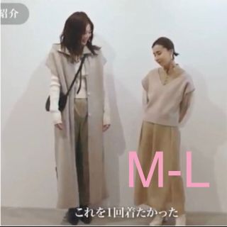 ザラ(ZARA)のロング丈ニットベスト(ベスト/ジレ)