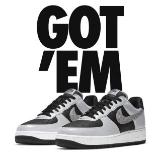 ナイキ(NIKE)のNIKE AIR FORCE  1 silver snake(スニーカー)