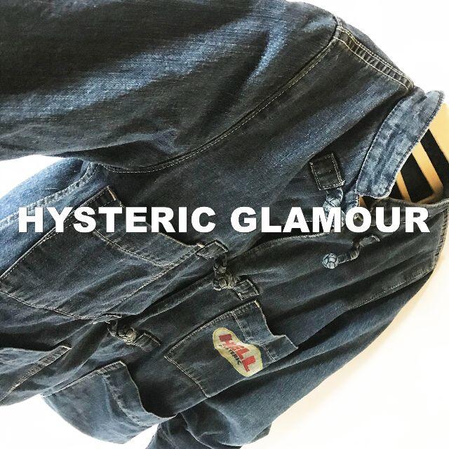 HYSTERIC GLAMOUR(ヒステリックグラマー)の【Hysteric Glamour】オールドヒス HELLロゴ デニムジャケット レディースのジャケット/アウター(Gジャン/デニムジャケット)の商品写真