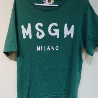 エムエスジイエム(MSGM)のMSGM Tシャツ　サイズS グリーン(Tシャツ/カットソー(半袖/袖なし))