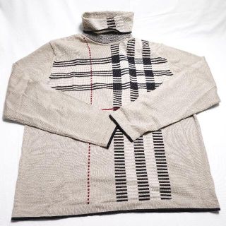 バーバリー(BURBERRY)の[BURBERRY] セーター ベージュ メンズLサイズ(ニット/セーター)