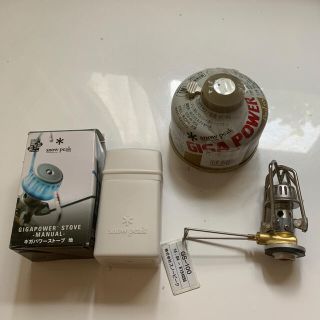スノーピーク(Snow Peak)のスノーピーク　ギガパワーストーブ 地GS-100&ギガパワーガスプロイソ　セット(ストーブ/コンロ)