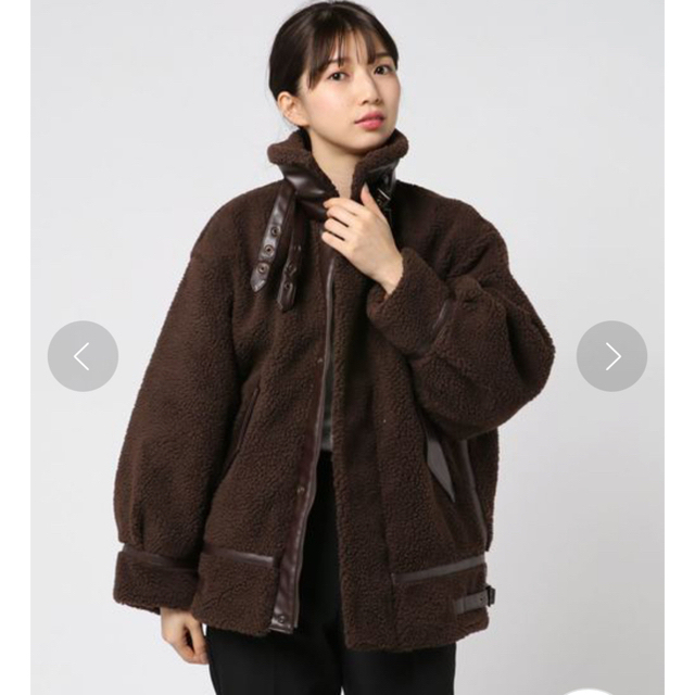 【大特価！】マウジー　moussy ボアジャケット　ボアブルゾン　コート