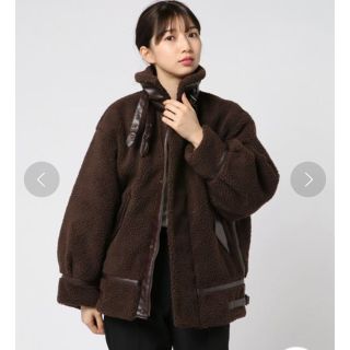 マウジー(moussy)の【大特価！】マウジー　moussy ボアジャケット　ボアブルゾン　コート(ブルゾン)