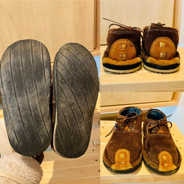 CONVERSE(コンバース)のキッズ　靴　スエード　22cm 茶色 キッズ/ベビー/マタニティのキッズ靴/シューズ(15cm~)(スニーカー)の商品写真