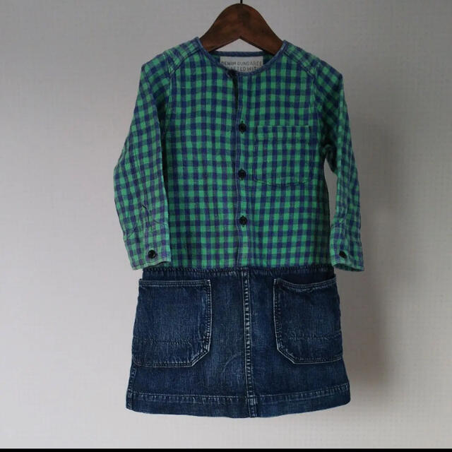 DENIM DUNGAREE - 【サイズ6】デニムダンガリー ワンピースの通販 by