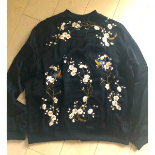 ザラ(ZARA)のZARA 花柄刺繍スカジャン(スカジャン)