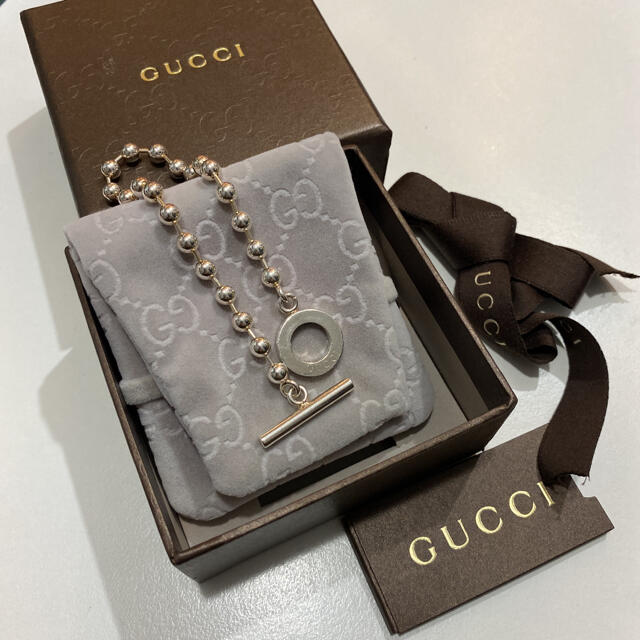 お買得な商品 ☆GUCCI☆ グッチ ボールチェーン ブレスレット 