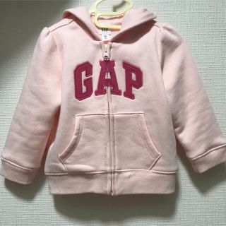 ギャップキッズ(GAP Kids)のギャップ　GAP パーカー　ベビー　キッズ　90 ピンク(ジャケット/上着)