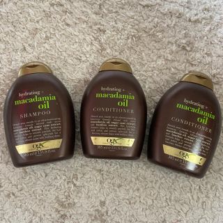 モロッカンオイル(Moroccan oil)の新品　OGX マカデミアオイル　ヘアケアセット シャンプー & コンディショナー(シャンプー/コンディショナーセット)