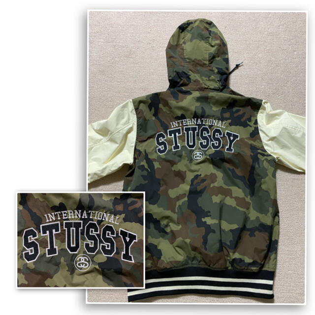 STUSSY - STUSSY(ステューシー) 迷彩柄スタジャンの通販 by だるま夫婦