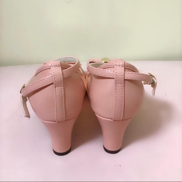 新品 パステルピンク パンプス レディースの靴/シューズ(ハイヒール/パンプス)の商品写真
