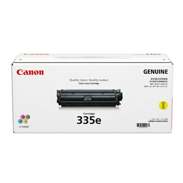 トナーカートリッジ CANON キヤノン 335e イエロー 純正品