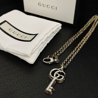 グッチ(Gucci)の☆GUCCI グッチ ダブルG キー 鍵 ネックレス シルバー 925 (ネックレス)