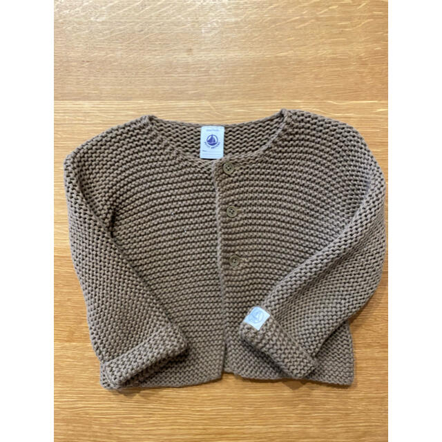 PETIT BATEAU(プチバトー)のプチバトー　12M  カーディガン キッズ/ベビー/マタニティのベビー服(~85cm)(カーディガン/ボレロ)の商品写真