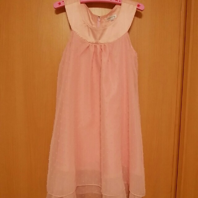 ピンク　ドレス　ワンピース　130 キッズ/ベビー/マタニティのキッズ服女の子用(90cm~)(ワンピース)の商品写真