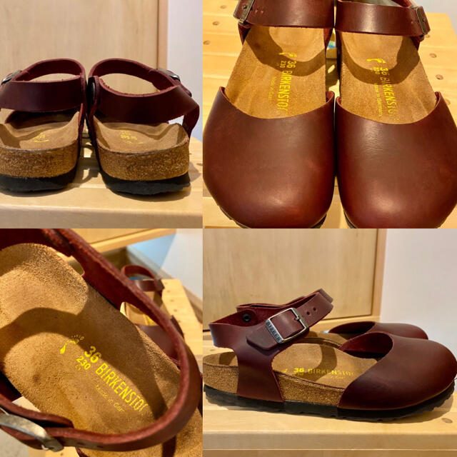 BIRKENSTOCK(ビルケンシュトック)のビルケン　レディース　36サイズ　ワインレッド レディースの靴/シューズ(ローファー/革靴)の商品写真