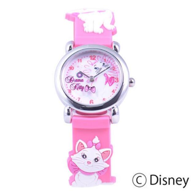 Disney(ディズニー)のおしゃれキャット マリー　キッズ腕時計　デコウォッチ WD-S01-MA キッズ/ベビー/マタニティのこども用ファッション小物(腕時計)の商品写真
