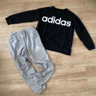 アディダス(adidas)のadidas 130/スウェットトレーナー＆パンツ　2点セット(その他)