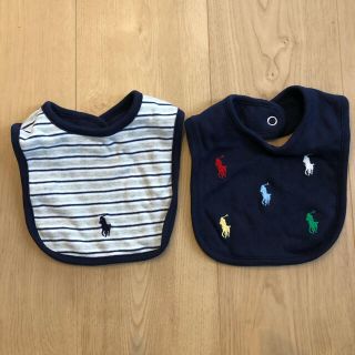 ラルフローレン(Ralph Lauren)の♡773様専用　ラルフスタイ2枚セット(ベビースタイ/よだれかけ)