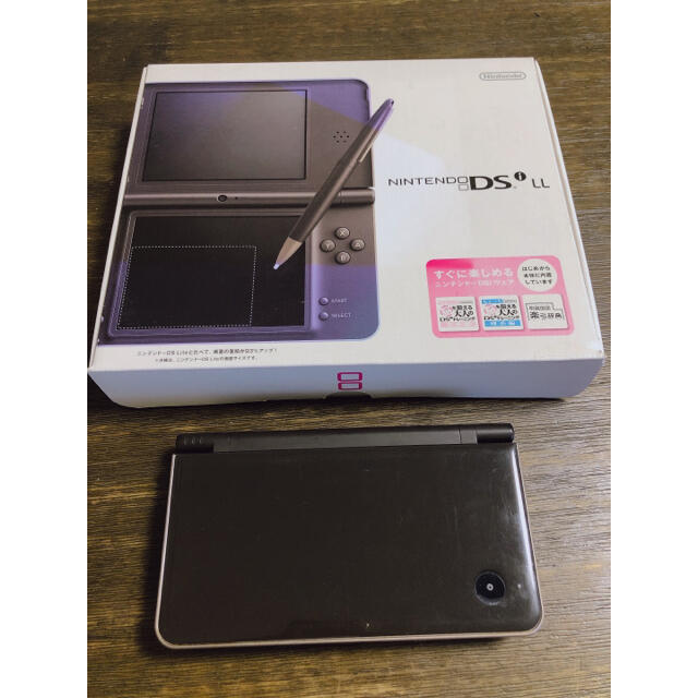 ニンテンドーDS(ニンテンドーDS)のNintendo DS ニンテンドー DSI LL DARK BROWN エンタメ/ホビーのゲームソフト/ゲーム機本体(携帯用ゲーム機本体)の商品写真