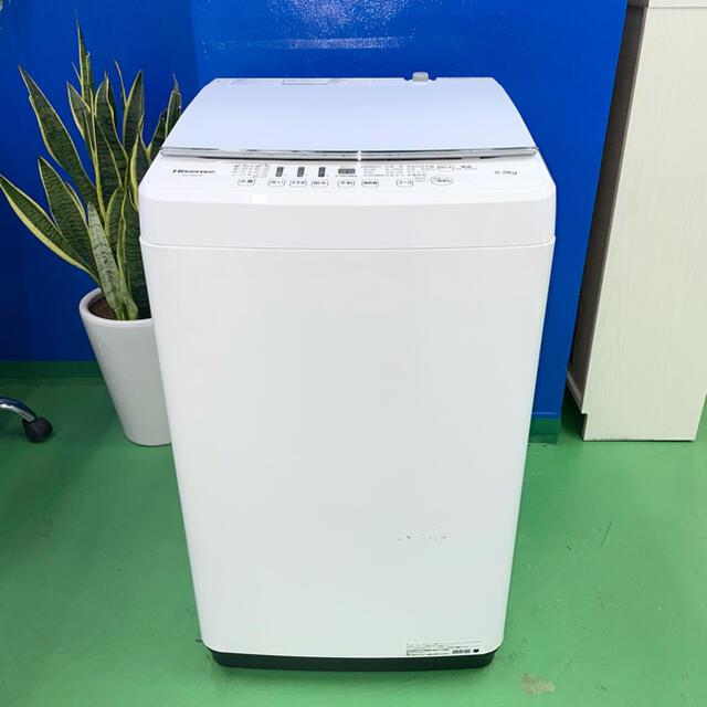 ⭐️Hisense⭐️全自動洗濯機　2018年 5.5kg 大阪市近郊配送無料