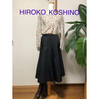 ヒロココシノ(HIROKO KOSHINO)のコシノヒロコ／黒　タフタ風スカート(その他)