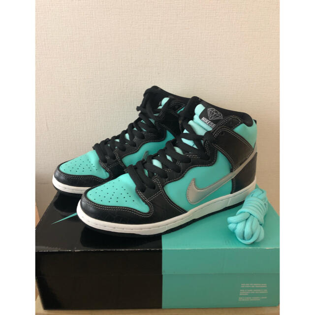 NIKE(ナイキ)のNIKE DUNK HI HIGH PRM SB TIFFANY ティファニー メンズの靴/シューズ(スニーカー)の商品写真