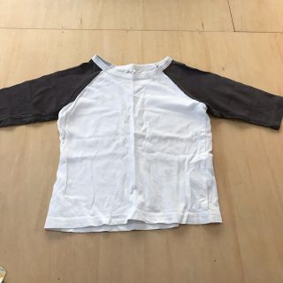 ムジルシリョウヒン(MUJI (無印良品))の無印⭐︎ラグランカットソー⭐︎７部袖⭐︎size100(Tシャツ/カットソー)