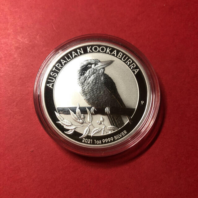 2021  オーストラリア クッカバラ(カワセミ) 1オンス銀貨