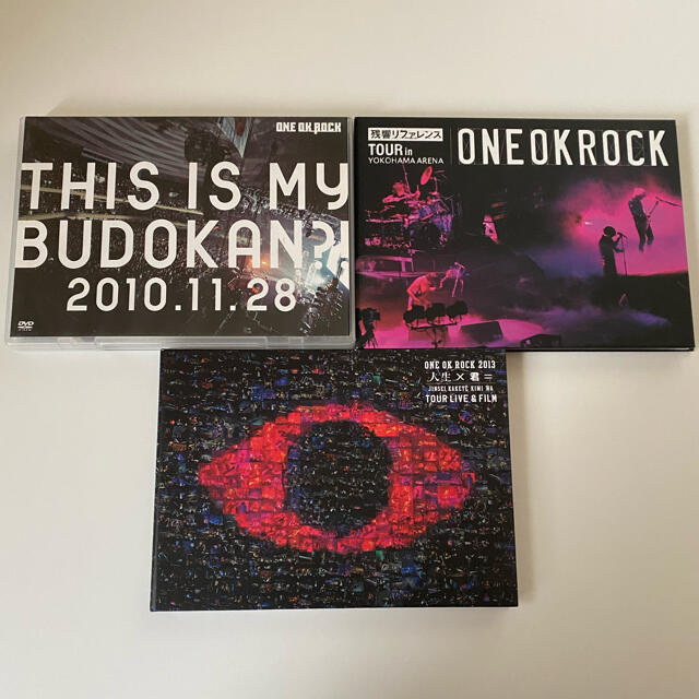 ONE OK ROCK(ワンオクロック)の【送料無料】ONE OK ROCK LIVE DVDセット エンタメ/ホビーのDVD/ブルーレイ(ミュージック)の商品写真